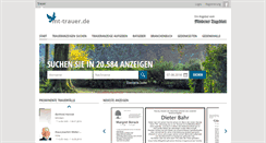 Desktop Screenshot of mt-trauer.de